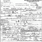 Death Certificate of Hensley, Ethel Fisher