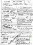 Death Certificate of Herring, Dolor Washington