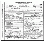 Death certificate of Herring, Mary Jane Young Death certificate of Herring, Mary Jane Young