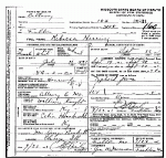 Death certificate of Herring, Rebecca Ann Knight Death certificate of Herring, Rebecca Ann Knight