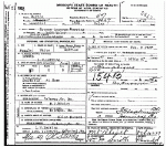 Death certificate of Herring, Rosene L. Mosley Death certificate of Herring, Rosene L. Mosley