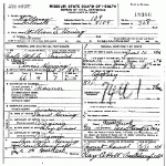 Death certificate of Herring, William Thomas