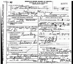 Death Certificate of Herring, Wm. Henry