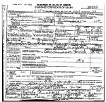 Death certificate of Herron (Herring), Thomas Preston