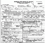 Death Certificate of Hill, Bessie Beatrice