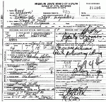 Death Certificate of Hill, Noah