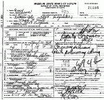 Death Certificate of Hill, Noah Death Certificate of Hill, Noah