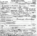 Death Certificate of Hodges, Tabitha J. Sanders Death Certificate of Hodges, Tabitha J. Sanders