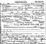 Death Certificate of Holland, Fredrick C. Death Certificate of Holland, Fredrick C.
