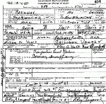 Death Certificate of Holt, Annie B. Holt Death Certificate of Holt, Annie B. Holt