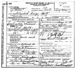 Death certificate of Holt, Elizabeth C. Emmons