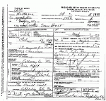 Death certificate of Holt, Erastus Evans