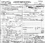 Death Certificate of Holt, Harry G.