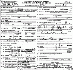 Death Certificate of Holt, James W. Death Certificate of Holt, James W.