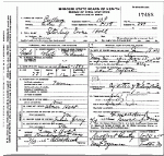 Death certificate of Holt, Sterling Price