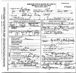 Death certificate of Holt, Sterling Price Death certificate of Holt, Sterling Price