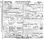 Death Certificate of Hook, George Woodson