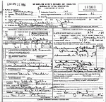Death Certificate of Jatho, Mary Cordelia Craighead Death Certificate of Jatho, Mary Cordelia Craighead