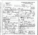 Death certificate of Kemp, Ezekial E.