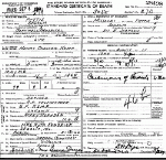 Death Certificate of Kemp, Henry Chester