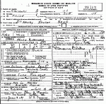 Death Certificate of Kemp, Henry Newton