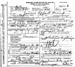Death Certificate of Kemp, James Robert
