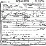 Death Certificate of Kemp, John Lee Death Certificate of Kemp, John Lee