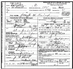 Death certificate of Kemp, Joseph