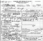 Death Certificate of Kemp, Martha Victoria Pasley