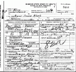 Death Certificate of Kemp, Robert Jordan