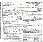 Death Certificate of Kemp, Steven