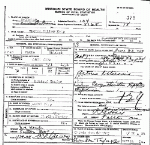 Death Certificate of Kemp, Thomas Walter Death Certificate of Kemp, Thomas Walter
