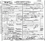 Death Certificate of Kyger, Maude E. Emmons