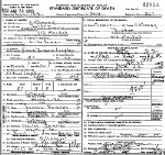 Death Certificate of Longley, Sarah Francis Reynolds