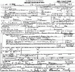 Death Certificate of Love, Samuel Monroe