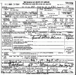 Death certificate of Lynes, David Northcutt Death certificate of Lynes, David Northcutt