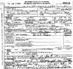 Death Certificate of Lynes, Thomas Dudley