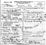 Death Certificate of Maddox, Elijah Jackson