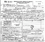 Death Certificate of Maddox, Henrietta Allison Moore Death Certificate of Maddox, Henrietta Allison Moore