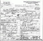 Death Certificate of Maddox, Stephen Levi