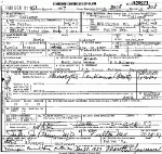 Death Certificate of Maloney, Effie Merle Thomas