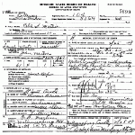 Death Certificate of Martin, Celia S. Benson