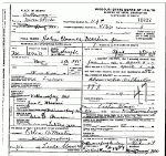 Death certificate of Martin, John Clarence Jr. Death certificate of Martin, John Clarence Jr.