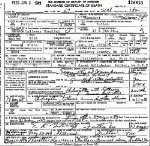 Death certificate of McClanahan, Ella Reynolds