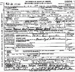 Death Certificate of McFarland, Ella Kemp