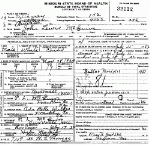 Death Certificate of McGuire, John Lewis
