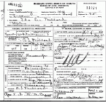 Death certificate of Millard, Ida Lee Carrington