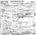 Death Certificate of Moore, Della Daisy Kemp
