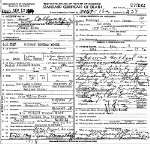 Death Certificate of Moore, Truman Richard