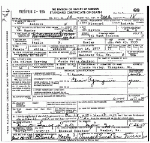 Death certificate of Mosley, Stella P. Herring